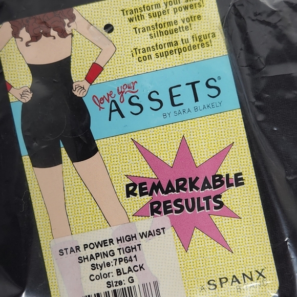 SPANX Assets Star Power High Waist Shaping Short Tights - Picture 4 of 7